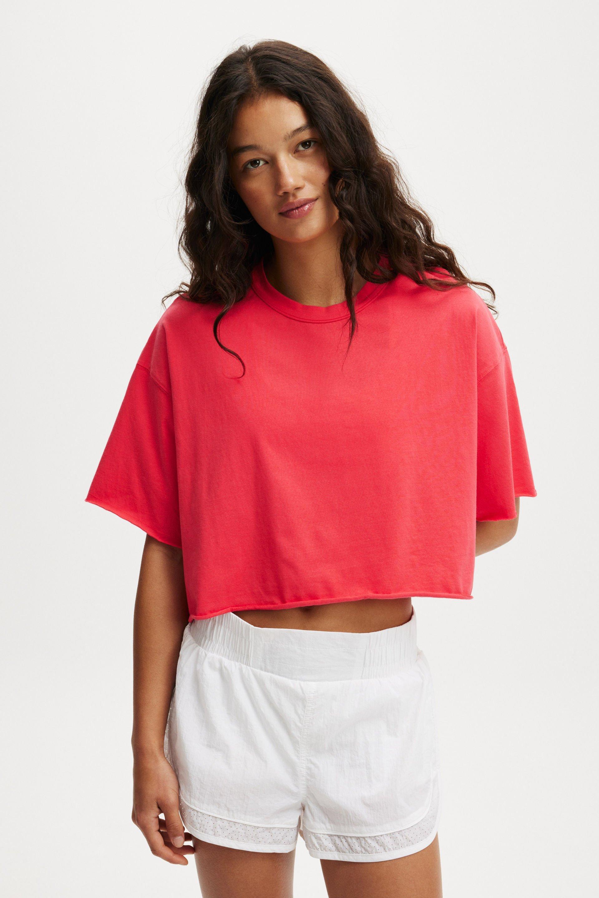 Active Relaxed Cropped Tshirt Product Image