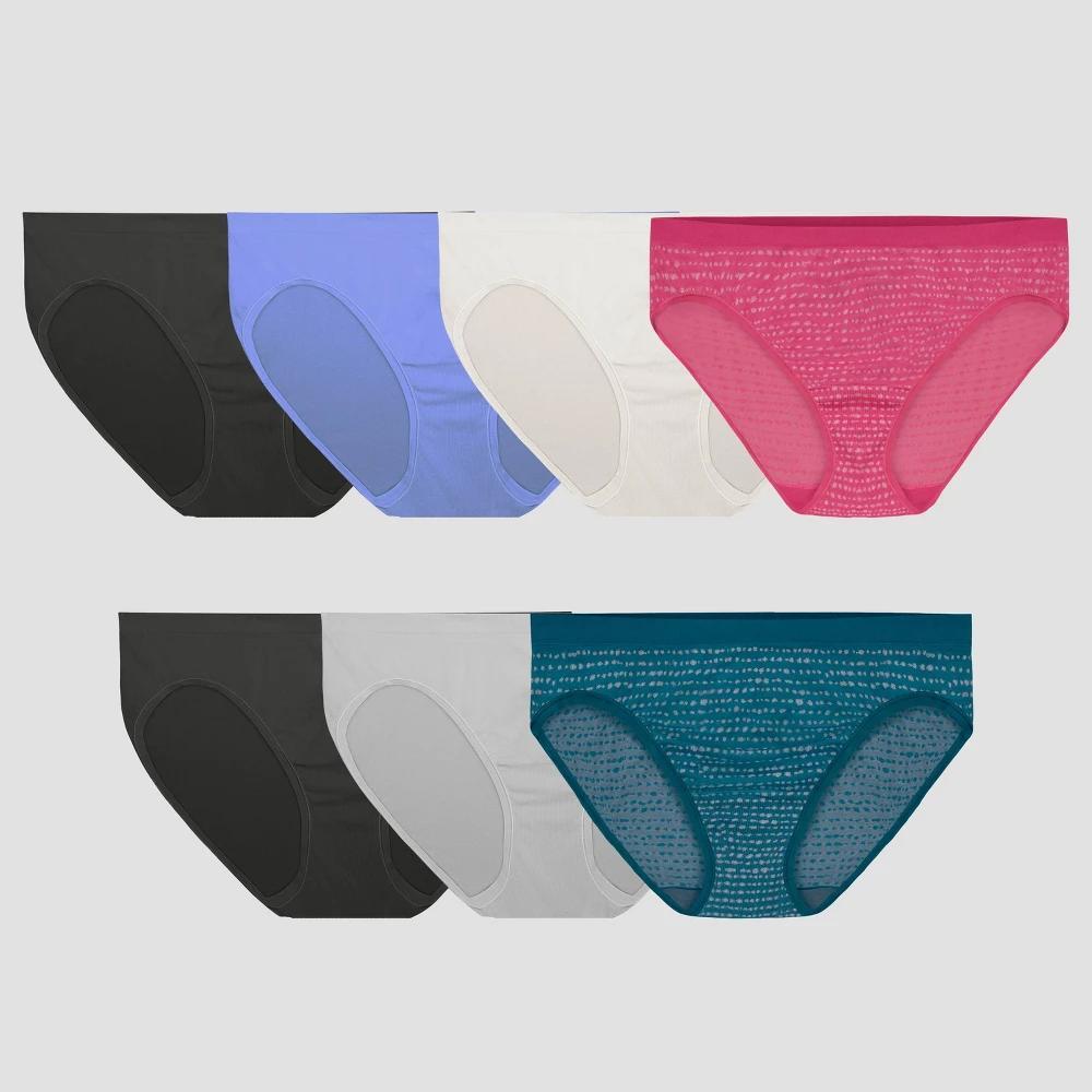 Fruit of the Loom Womens 6+1 Bonus Pack Seamless Bikini Underwear - Colors May Vary Product Image