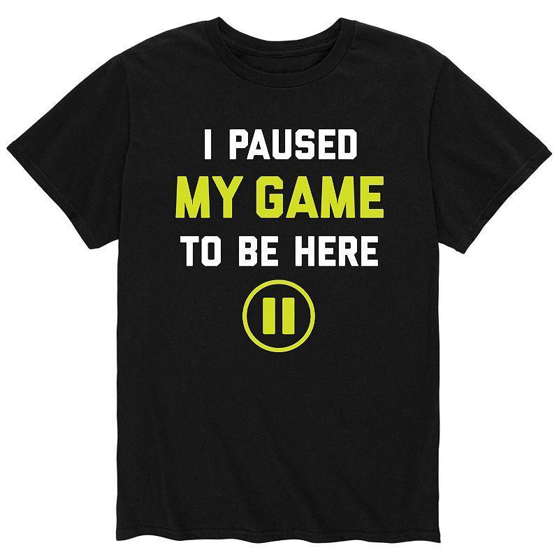 Big & Tall Paused Game Tee, Mens Product Image