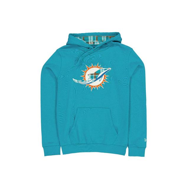 Miami Dolphins 3rd Down Plaid Hoodie Male Product Image