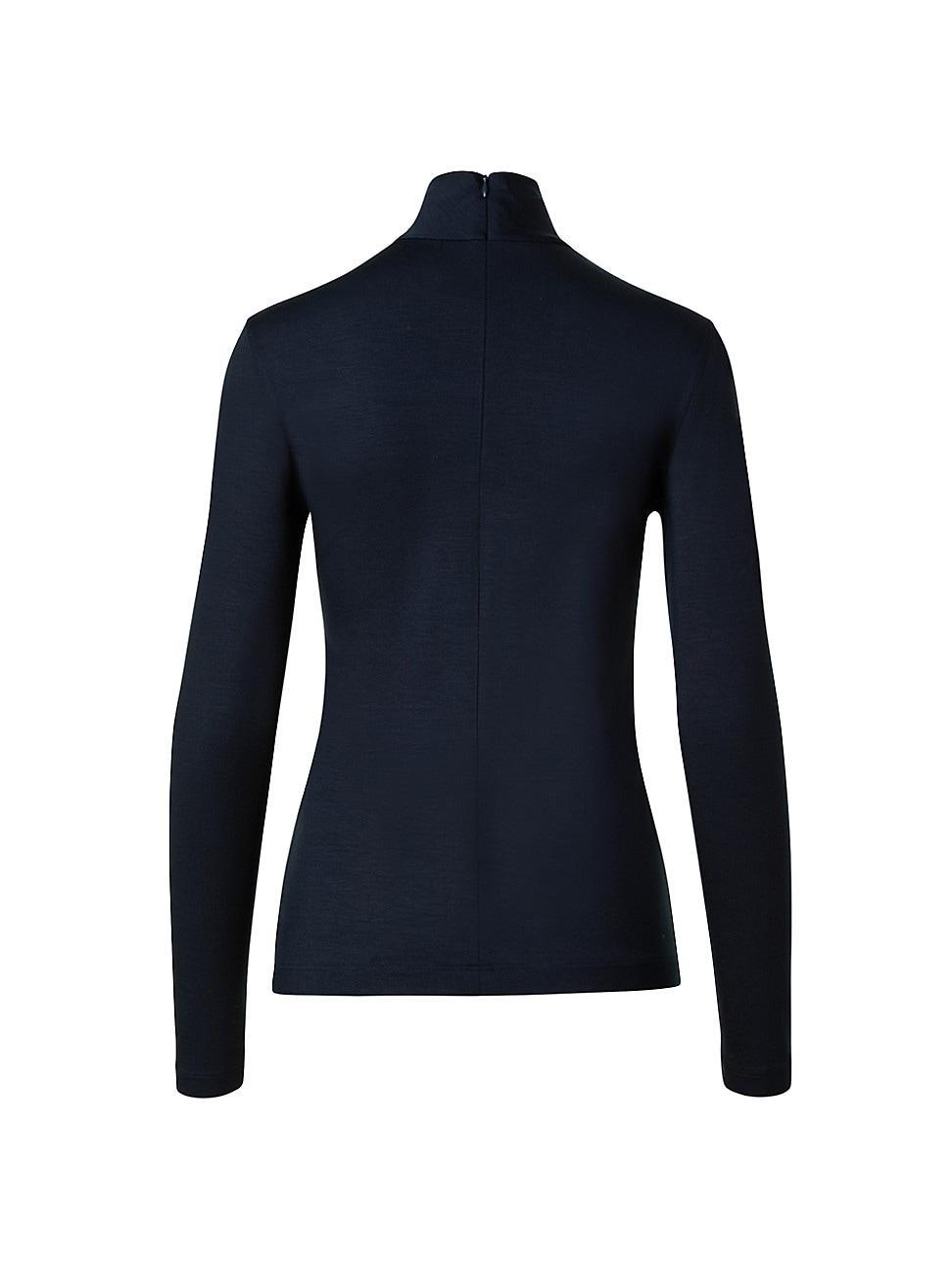 Womens Jersey Long-Sleeve Blouse product image