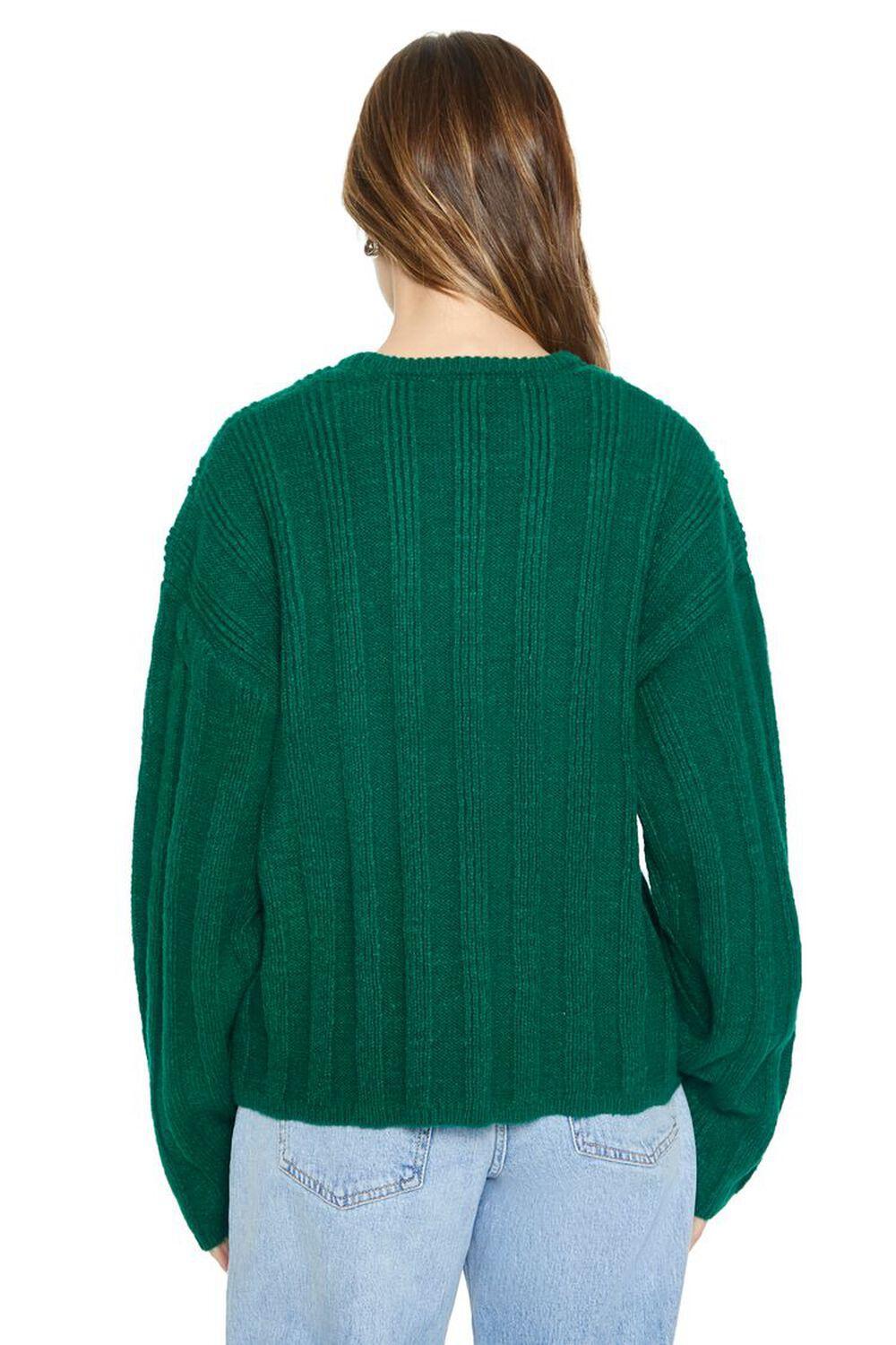 Ribbed Drop-Sleeve Sweater | Forever 21 Product Image