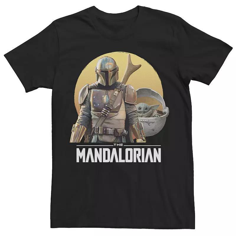 Big & Tall Star Wars The Mandalorian Team Members Poster Tee, Mens Product Image