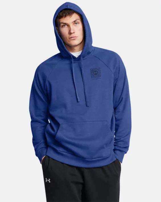 Mens Under Armour Rival Mountain Hoodie Red Product Image