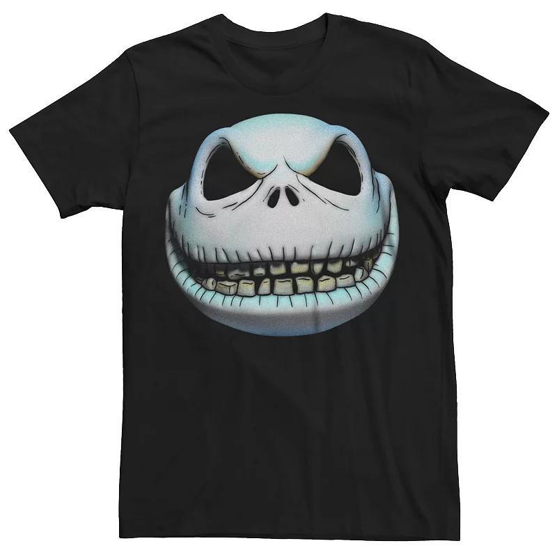 Disneys Nightmare Before Christmas Mens Jack Skellington Head Graphic Tee Product Image