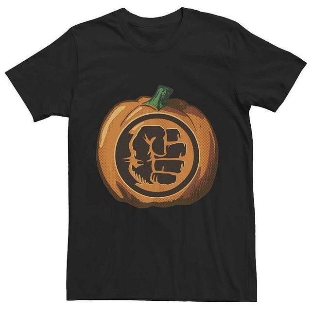 Mens Marvel Hulk Fist Pumpkin Tee Product Image