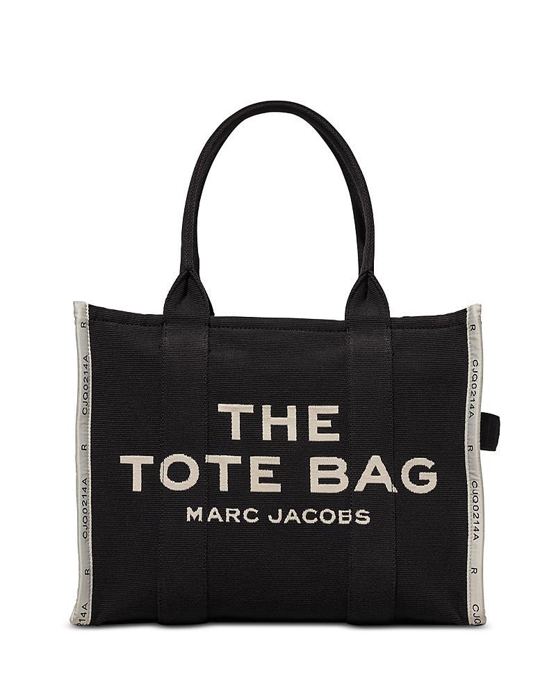 The Jacquard Large Tote Bag In Black Product Image