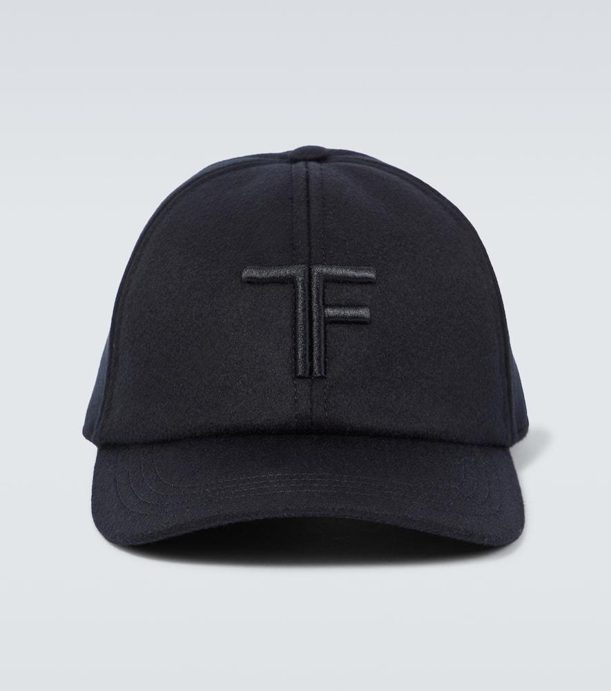 Logo Monogram Cotton Twill Baseball Cap In Black Product Image