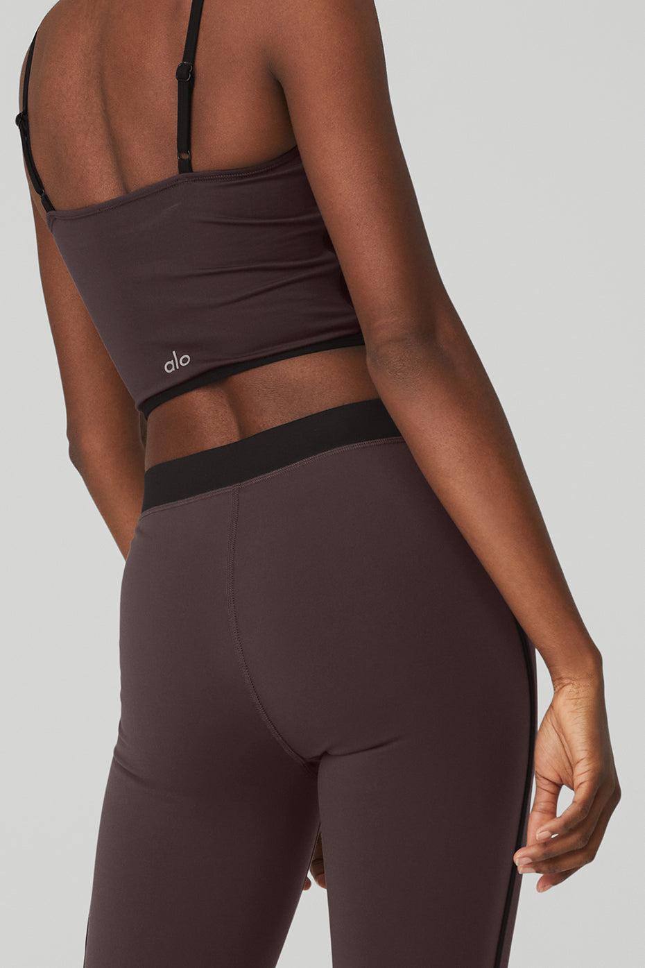 Alo Yoga | Airbrush High-Waist Streamlined Legging Brown Product Image