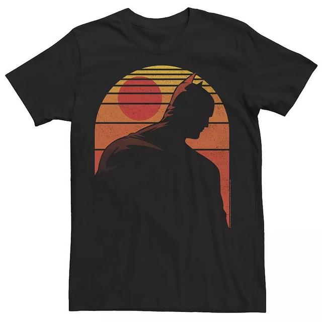 Mens DC Fandome Batman Retro Sunset Silhouette Tee Product Image