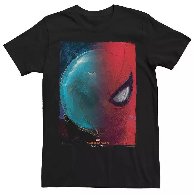 Mens Marvel Spiderman Far From Home Split Poster Tee Product Image