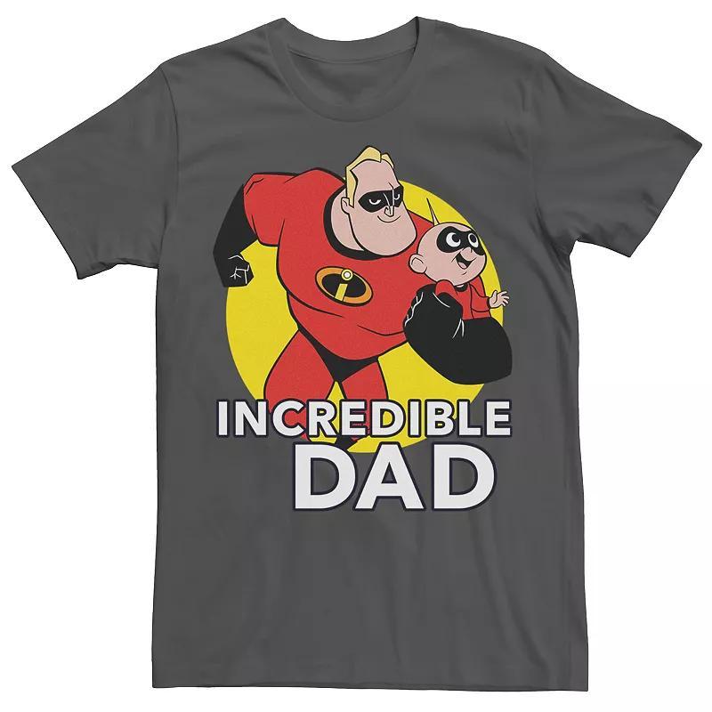 Disney / Pixars The Incredibles Mens 2 Best Father Tee Grey Product Image