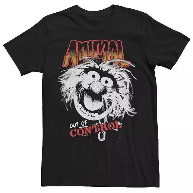 Big & Tall The Muppets Animal Out Of Control Graphic Tee, Mens Product Image