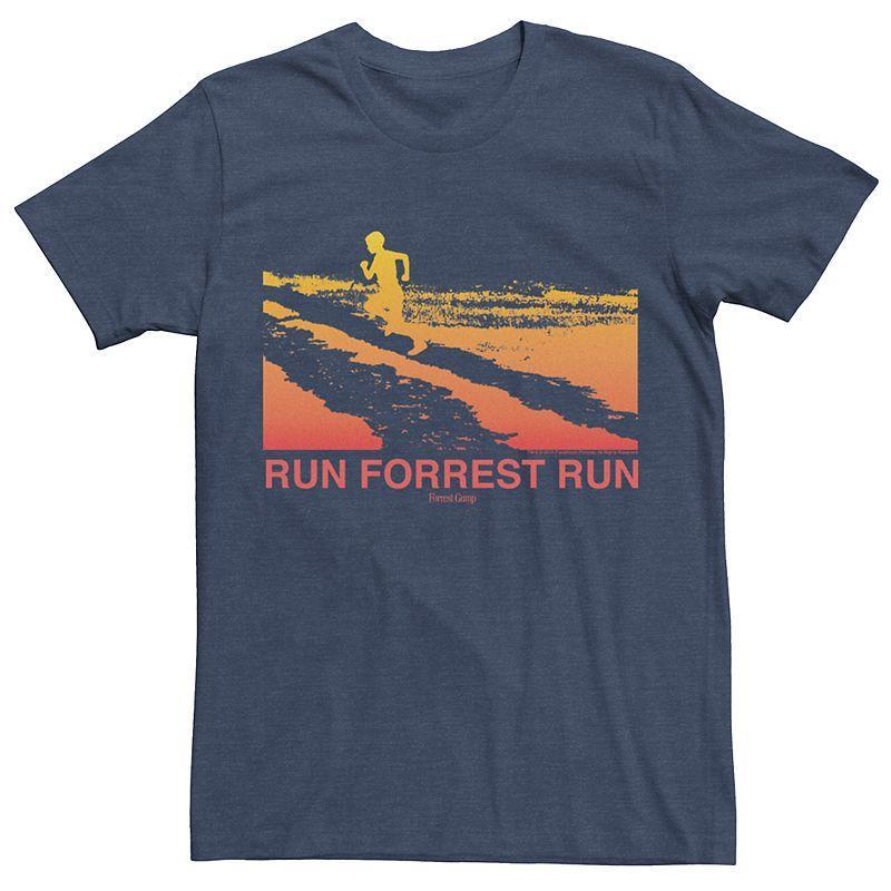 Mens Forrest Gump Run Forrest Run Tee Grey Product Image