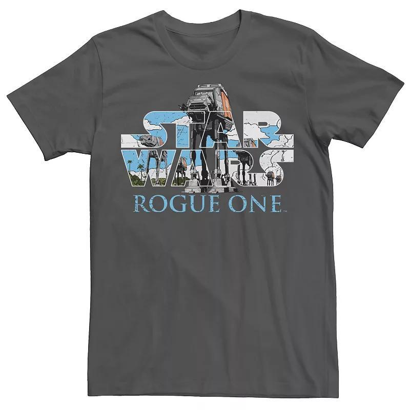 Mens Star Wars Rogue One AT-AT Tee Grey Product Image