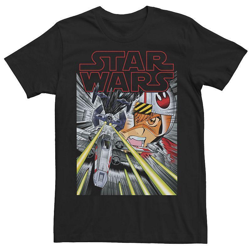 Mens Star Wars Luke Skywalker Animated Graphic Tee Product Image