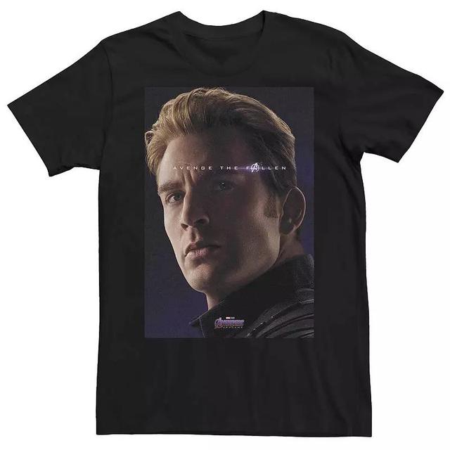 Mens Marvel Avengers Endgame Captain America Avenge The Fallen Tee Product Image