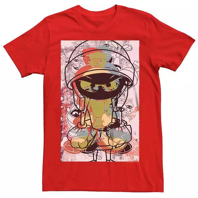 Mens Looney Tunes Marvin The Martian Composition Graphic Tee Product Image