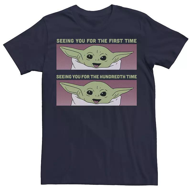 Mens Star Wars Dark Side Box Up Tee Blue Product Image