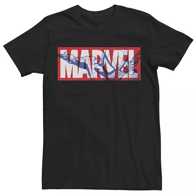 Mens Marvel Classic Logo Spider-Man Fill Tee Product Image