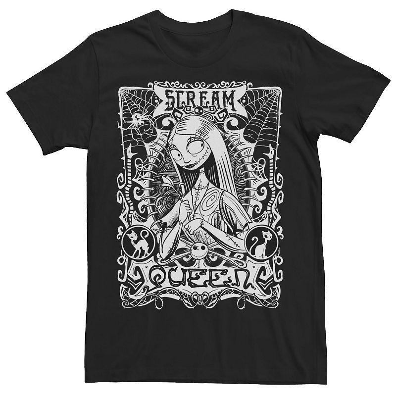 Big & Tall Disney The Nightmare Before Christmas Sally Scream Queen Tee, Mens Product Image