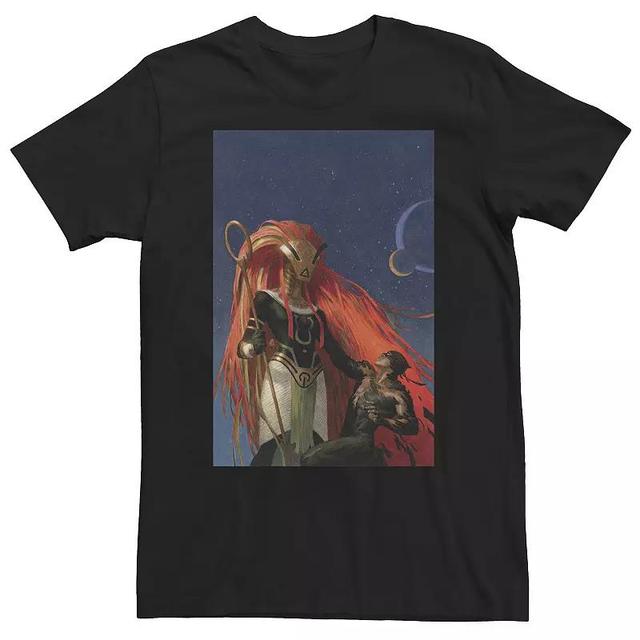 Big & Tall Marvel Comixology Panther And Bast Comic Cover Tee, Mens Product Image