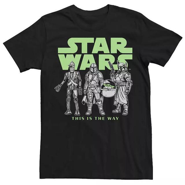 Big & Tall Star Wars Logo Lineup Tee, Mens Product Image