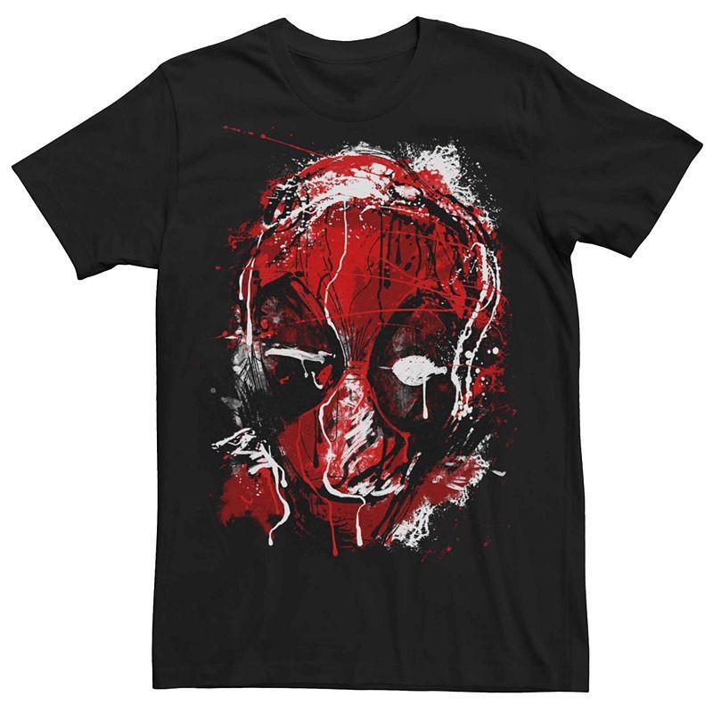 Mens Marvel Deadpool Splatter Poster Tee Product Image