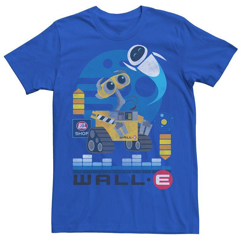 Disney Pixar Mens Wall-e Geometric Play Short Sleeve T-Shirt Product Image