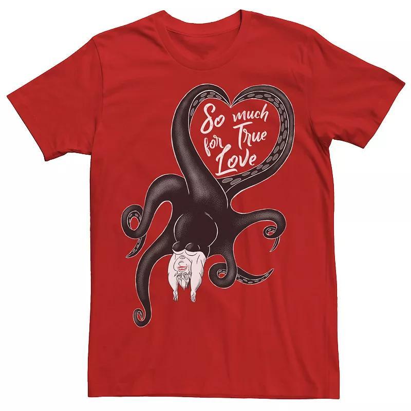 Disneys Villains Ursula True Love Mens Valentines Day Tee Product Image