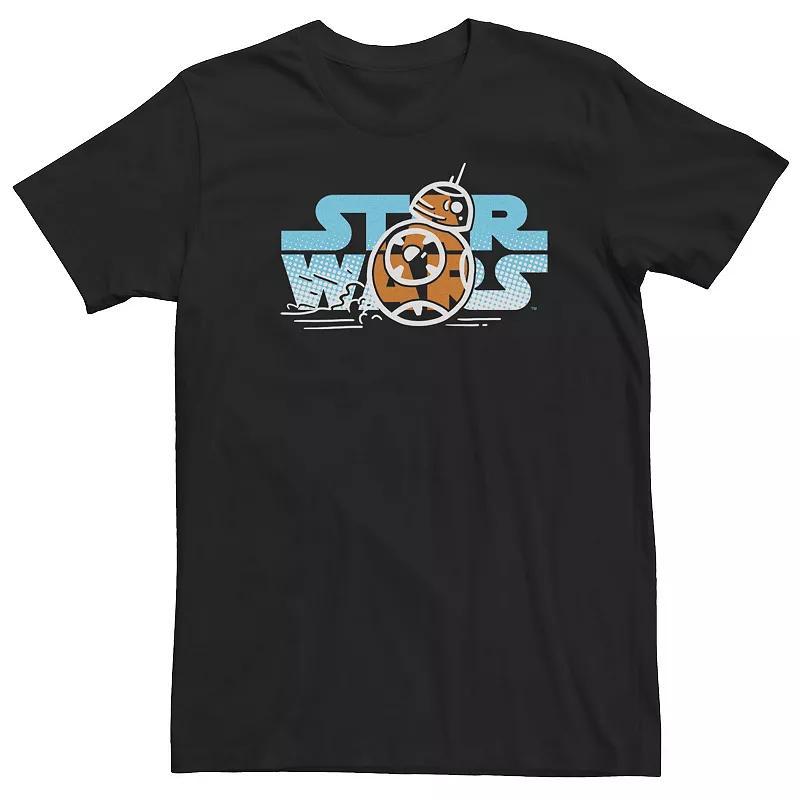 Big & Tall Star Wars: The Rise Of Skywalker BB-8 Title Logo Tee, Mens Product Image