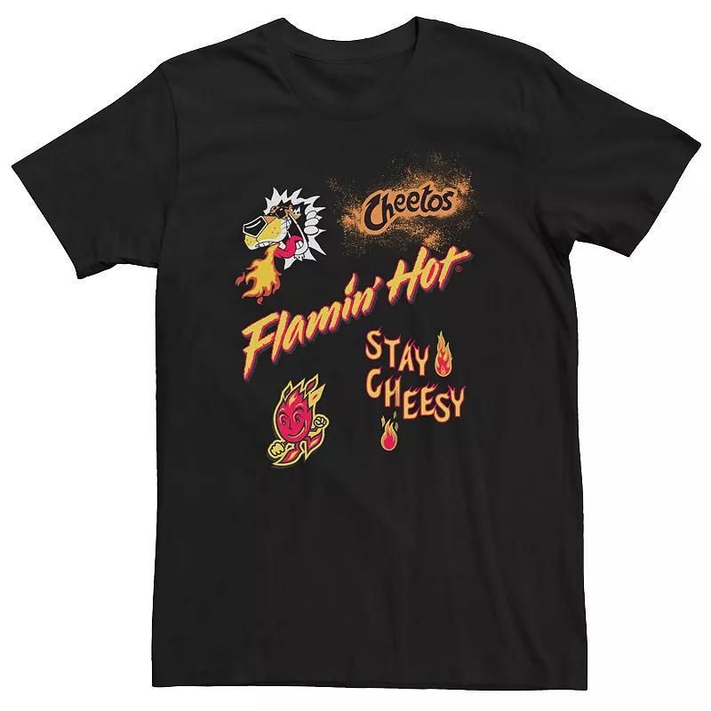 Big & Tall Cheetos Flamin Hot Stay Cheesy Tee, Mens Product Image