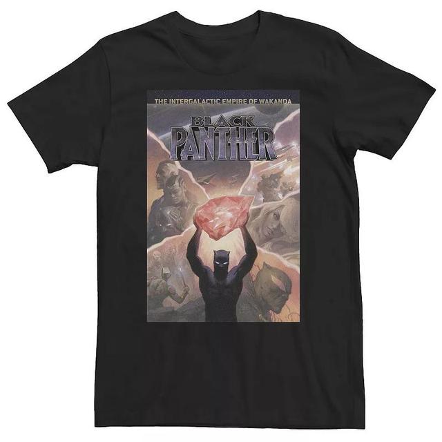 Big & Tall Marvel Panther Maroons Strike Comic Cover Tee, Mens Product Image