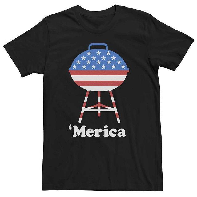 Mens Merica Barbecue Grill Graphic Tee Product Image