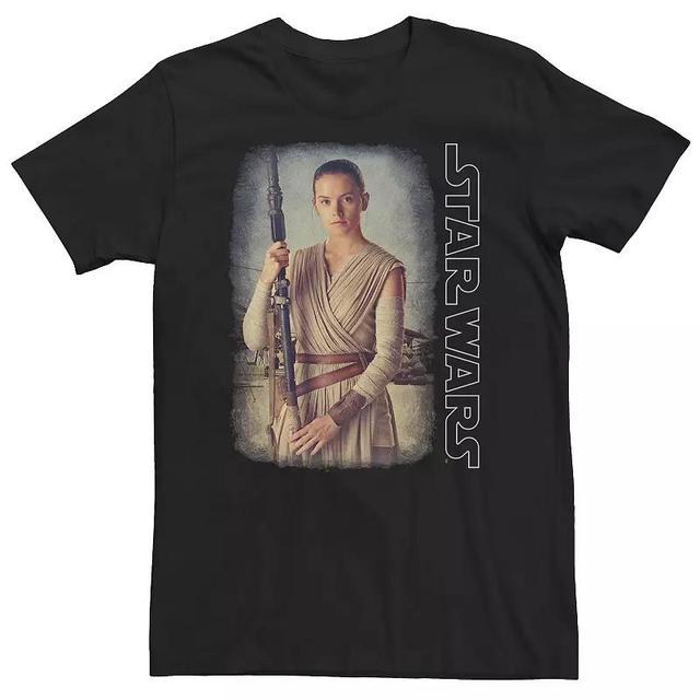 Big & Tall Star Wars Rey On Jakku Episode 7 Tee, Mens Product Image