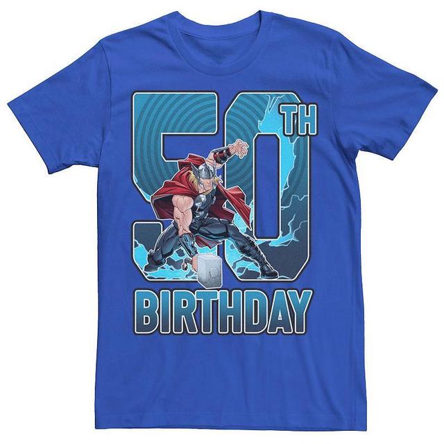 Mens Marvel Thor 50th Birthday Tee Product Image