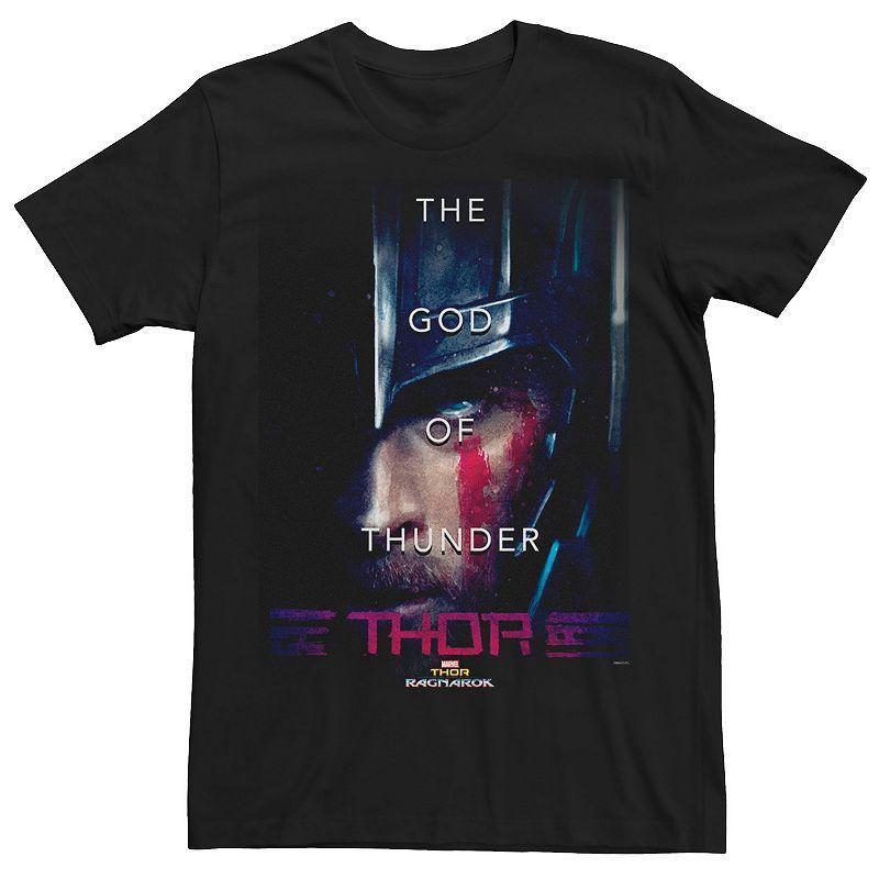 Mens Marvel Thor Ragnarok The Mighty God of Thunder Graphic Tee Product Image