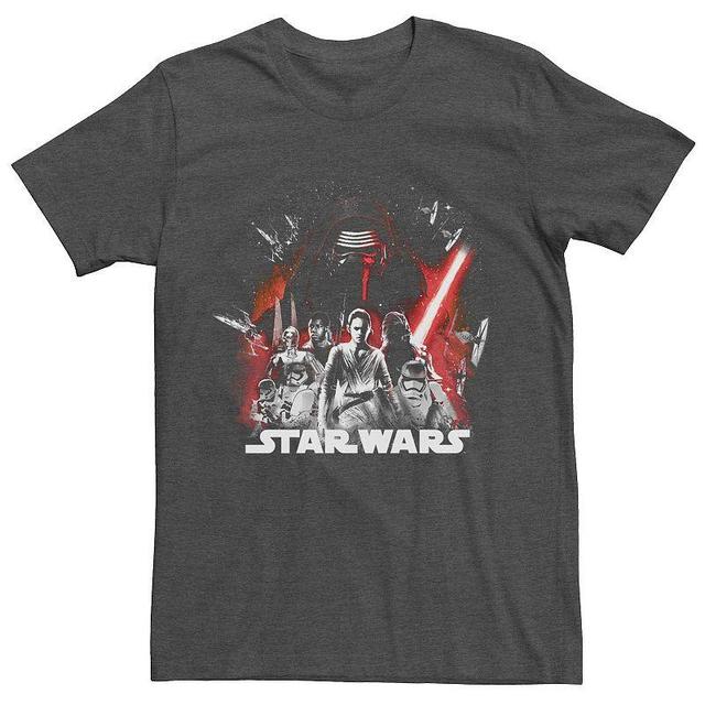 Mens Star Wars The Awakening Poster Tee Grey Product Image