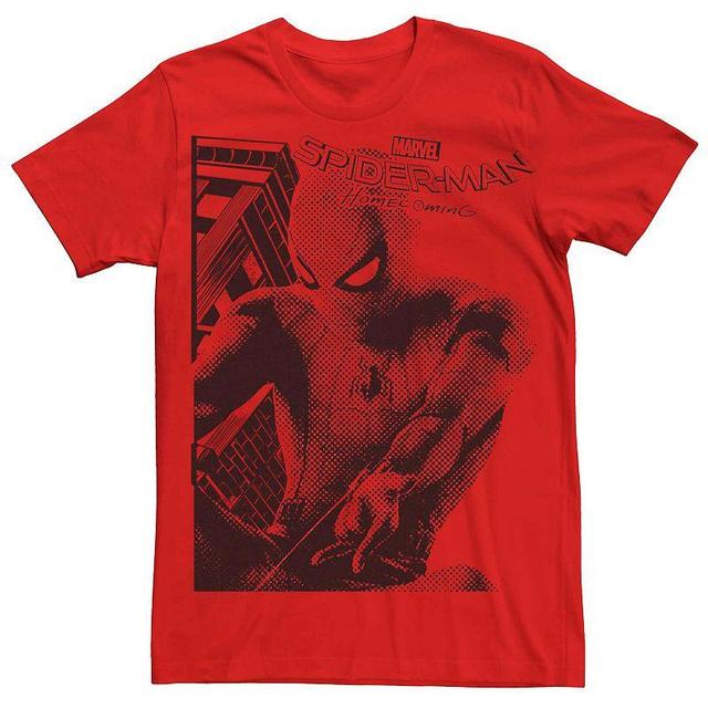 Mens Marvel Spider-Man Retro Comic Character Tee Product Image