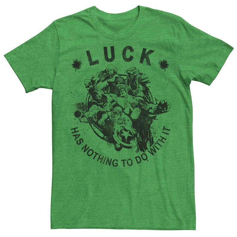 Fifth Sun Mens Avengers No Luck Short Sleeve Crew T-shirt Product Image