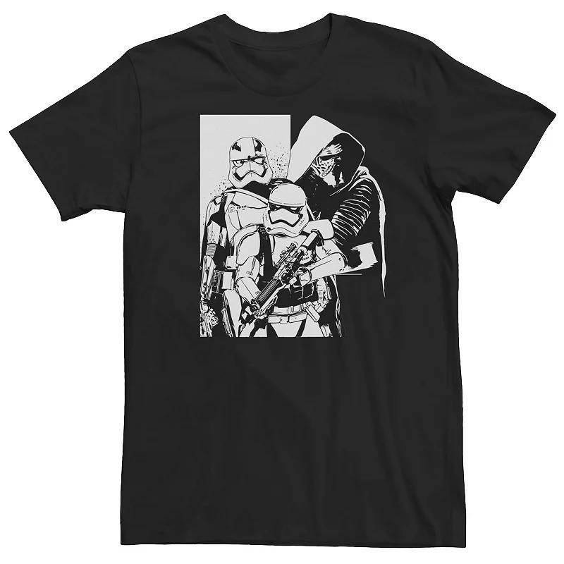 Big & Tall Star Wars Half Line Villain Poster Tee, Mens Product Image