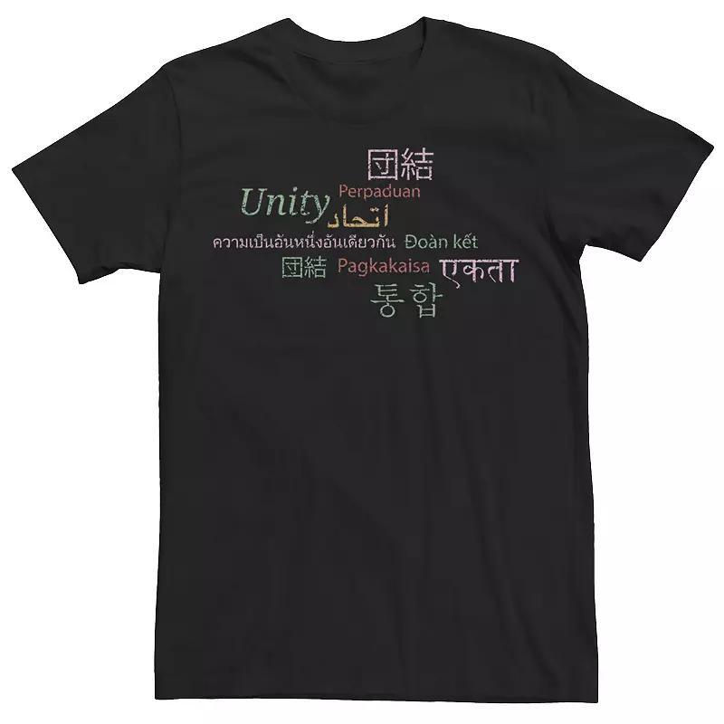 Mens Unity Languages Tee Black Product Image