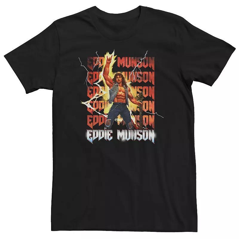 Big & Tall Stranger Things Eddie Munson Stack Tee, Mens Product Image