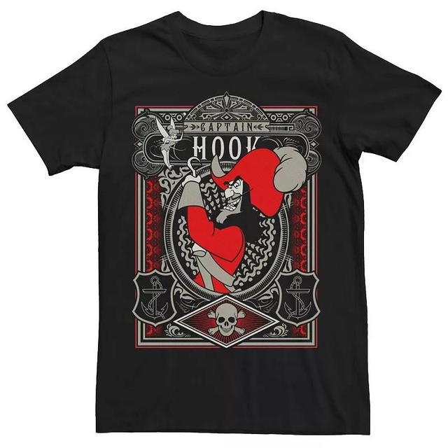 Mens Disneys Peter Pan Captain Hook Poster Tee Product Image