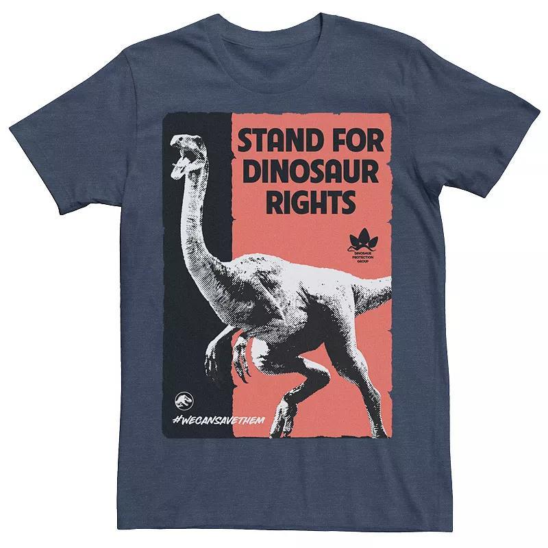 Mens Jurassic World Stand For Dinosaurs Poster Tee Product Image