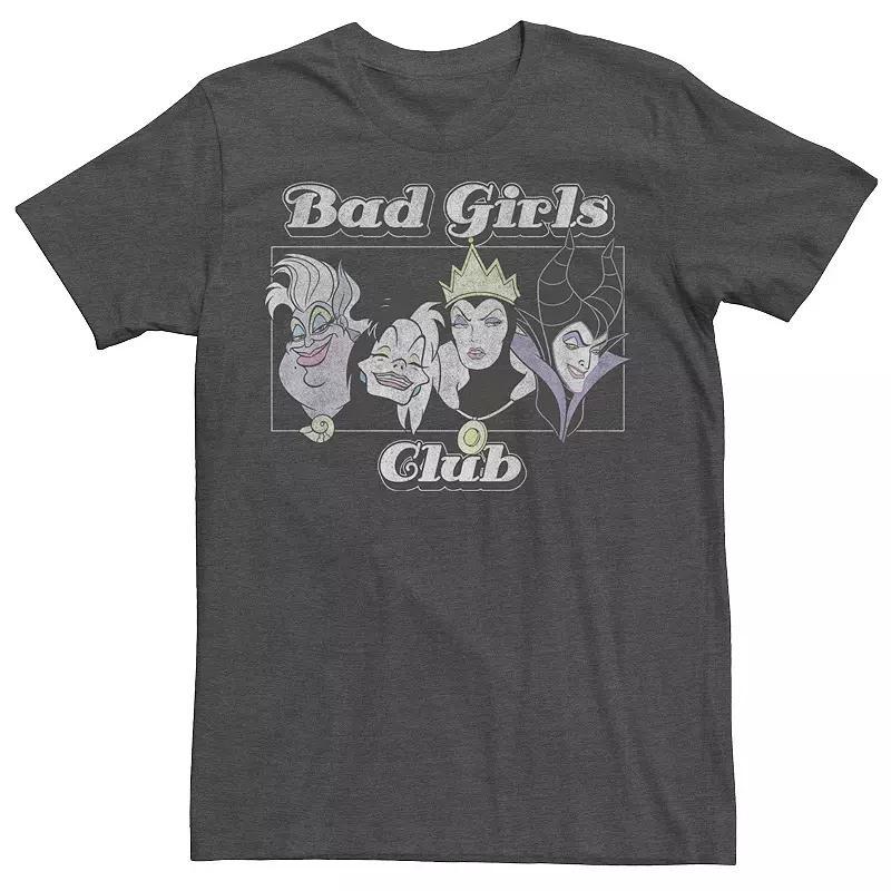 Disney Villains Bad Girls Club Mens Tee Grey Heather Product Image