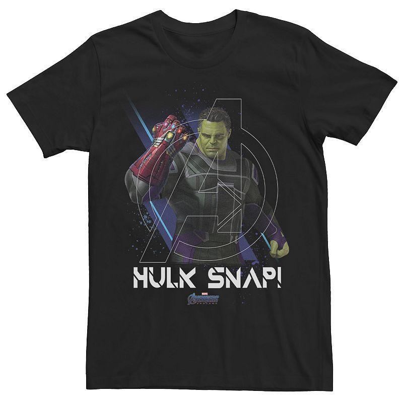 Mens Marvel Avengers Endgame Hulk Snap Portrait Graphic Tee Product Image