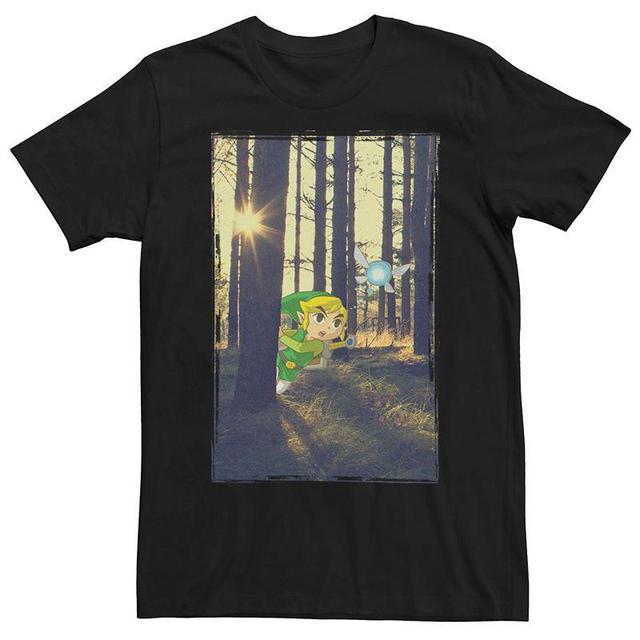 Mens Nintendo Legend Of Zelda Link & Navi Short Sleeve Tee Product Image