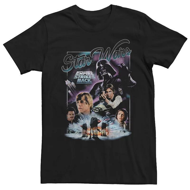 Big & Tall Star Wars Empire Strikes Back Postcard Tee, Mens Product Image