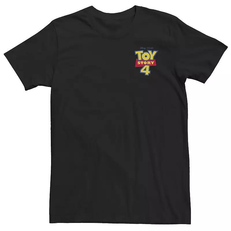 Mens Disney / Pixar Toy Story Alien Pocket Tee Grey Product Image